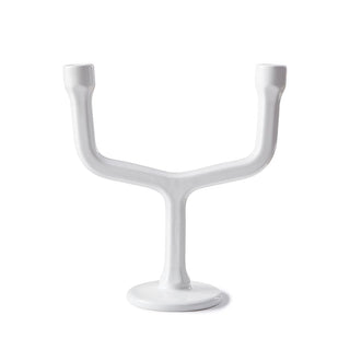 Atipico Esag Double Candle Holder white ceramic - Buy now on ShopDecor - Discover the best products by ATIPICO design