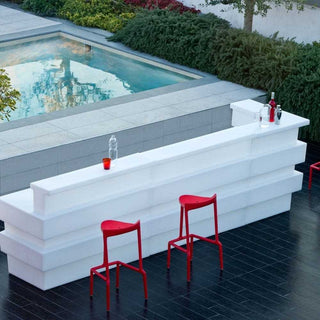 Pedrali Tetris Corner TTSA bar counter outdoor - Buy now on ShopDecor - Discover the best products by PEDRALI design