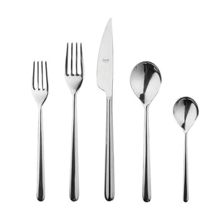Mepra Linea 5-piece flatware set - Buy now on ShopDecor - Discover the best products by MEPRA design