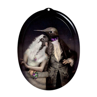 Ibride Galerie de Portraits The Lovebirds tray/picture 20x29 cm. - Buy now on ShopDecor - Discover the best products by IBRIDE design