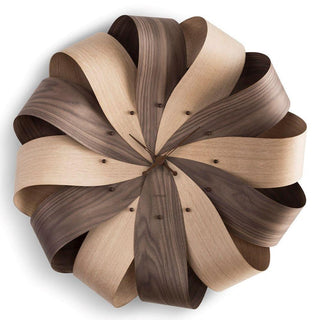 Nomon Brisa XL Mixto wall clock diam. 75 cm. Walnut - Buy now on ShopDecor - Discover the best products by NOMON design