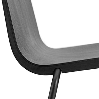 Normann Copenhagen Just chair in black oak with black steel structure - Buy now on ShopDecor - Discover the best products by NORMANN COPENHAGEN design